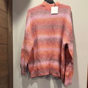 Grace & Karma Colorful Woven Knit Women's Sweater 3XL NWT